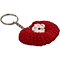 Porte-clé panier rouge